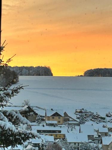 L'établissement Hartensteiner Straße 14 en hiver