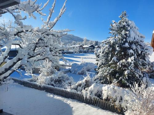 L'établissement Haus Muigg en hiver