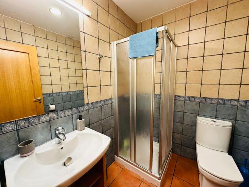 Kylpyhuone majoituspaikassa Pirineos como en casa 2