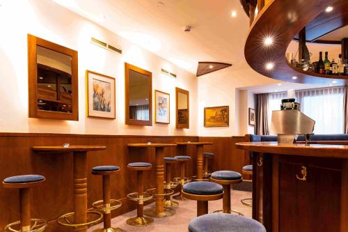 Ο χώρος του lounge ή του μπαρ στο Spa Apartments - Summercard included - Zell am See