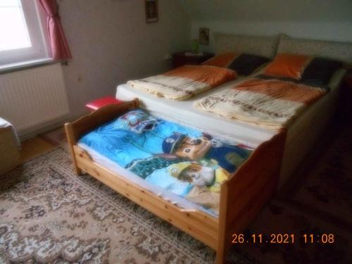 Postel nebo postele na pokoji v ubytování Apartment in Dankerode - Harz 40750