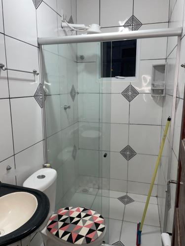 Koupelna v ubytování Apartamento do Walisson