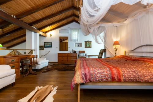 Posteľ alebo postele v izbe v ubytovaní STONE HOUSE reTREAT