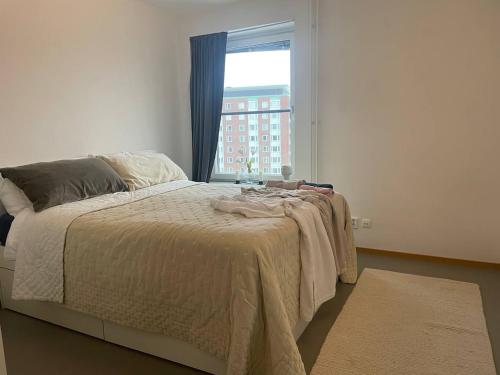 Cama ou camas em um quarto em Room in a private apartment
