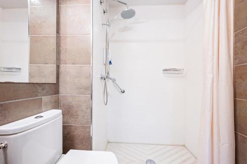 Ванная комната в Hotel La Perla D'Olot