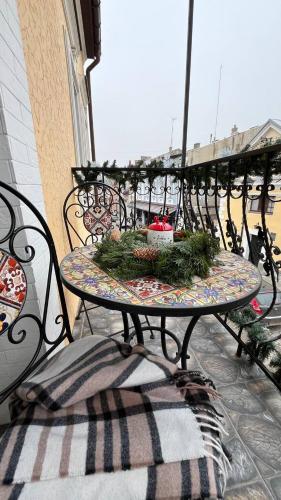 Balkón nebo terasa v ubytování Art house Hostel