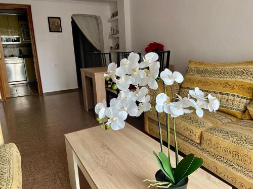 Ruang duduk di Apartments in the Heart of Santa Pola