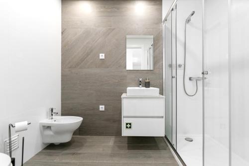 Et badeværelse på Casa das Ondas