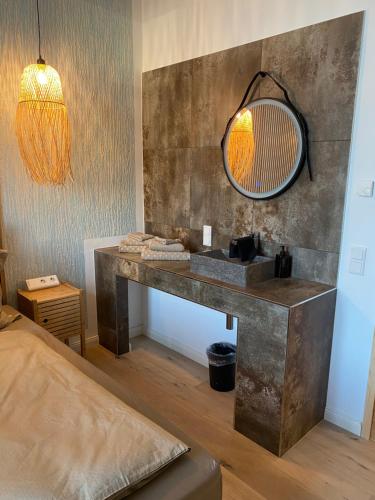 Ένα ή περισσότερα κρεβάτια σε δωμάτιο στο H-36 RESIDENCE 1.2