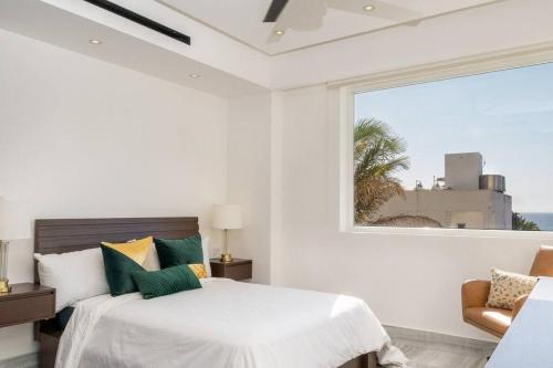 Giường trong phòng chung tại Luxury Condo D Residense