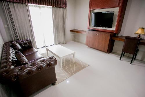 TV a/nebo společenská místnost v ubytování The Desiign Hotel - SHA