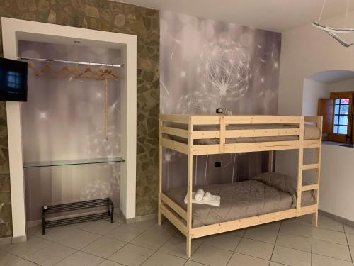 Cama o camas de una habitación en Al Vico Bartoli Suite Room
