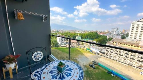 Μπαλκόνι ή βεράντα στο Astra Sky River Chang Khlan Chiang Mai