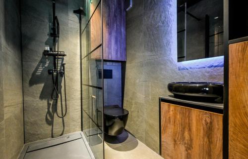 Dapur atau dapur kecil di Relax with view Holiday House