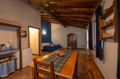 Η κουζίνα ή μικρή κουζίνα στο Agriturismo di Sordiglio