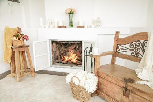 Un lugar para sentarse en Casa Merchu Finca Spa