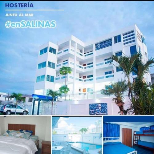 a collage of photos of a hotel and aominium at HOSTERIA LA COSTANERA in Salinas