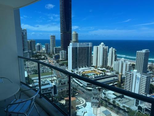 Vedere generală la Gold Coast sau o vedere a orașului de la acest apartament