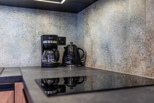 Kemudahan buat kopi dan teh di Apartamenty Przełom Białki - plac zabaw, wiata grillowa