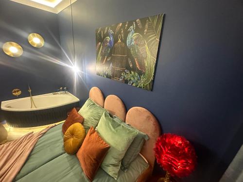 Koupelna v ubytování Silence Hanza Tower Szczecin