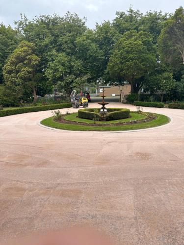 a fountain in the middle of a park at Convent at Koroit in Koroit