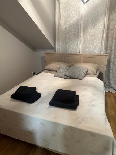 Katil atau katil-katil dalam bilik di Apartament z Widokiem 4
