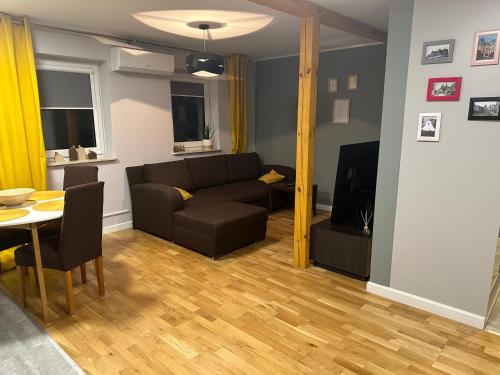 Ruang duduk di Apartament z Widokiem 4