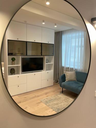 TV a/nebo společenská místnost v ubytování Studio Janonio17