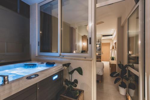 Koupelna v ubytování Living Stone Condo Hotel