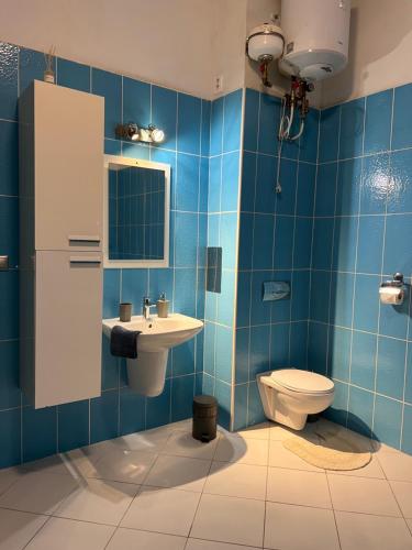 Koupelna v ubytování Apartmány Rücon