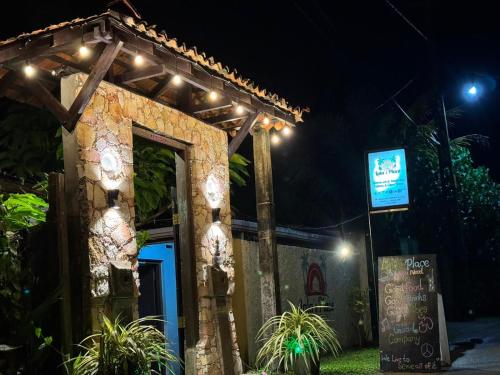 El edificio en el que está el hostal