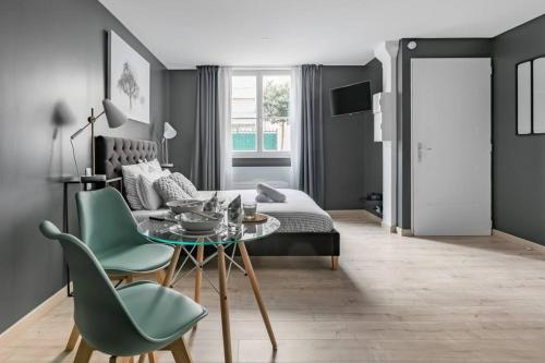 Χώρος καθιστικού στο Lys : Cocon Douillet proche Métro