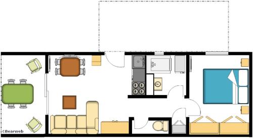 Κάτοψη του Lovely apartment in Sainte Maxime