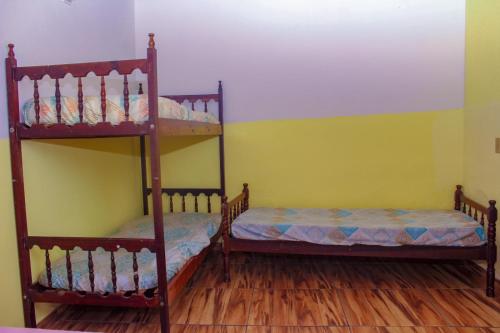 Postel nebo postele na pokoji v ubytování Edicula Lugar Tranquilo