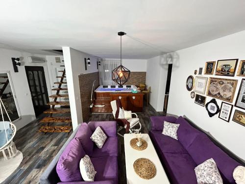 Ruang duduk di Vila Stanjevac, Sarajevo