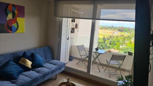 Posezení v ubytování Departamento Avenida Las Rastras Talca
