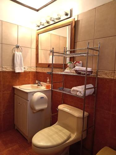 Koupelna v ubytování Chavenogue Hotel