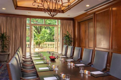 a conference room with a long table and chairs at The Westin Riverwalk, San Antonio in San Antonio