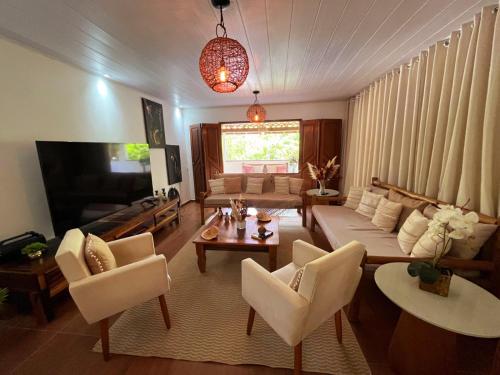 TV a/nebo společenská místnost v ubytování Residência Thomas