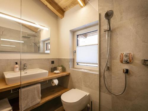 Kúpeľňa v ubytovaní Ferienwohnung HOAMAT