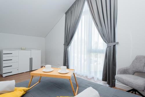 Posezení v ubytování New apartments ''Dream'' with SPA zone. Palanga