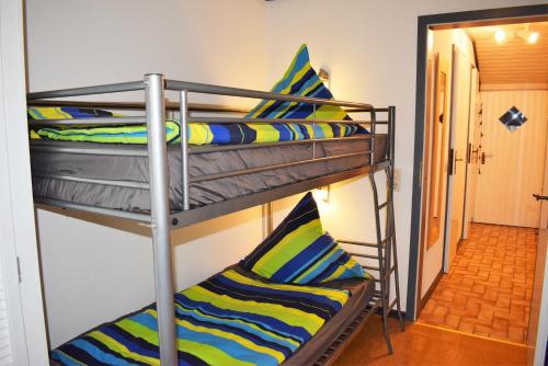 Bunk bed o mga bunk bed sa kuwarto sa Villa Lullyhill