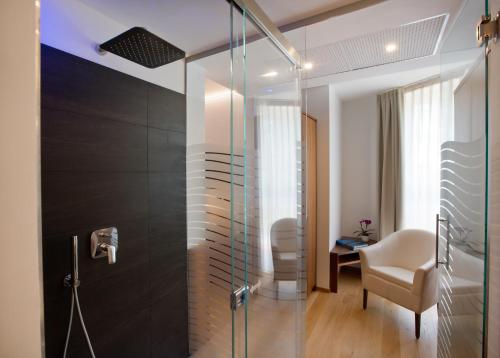 Koupelna v ubytování Hotel Campagnola