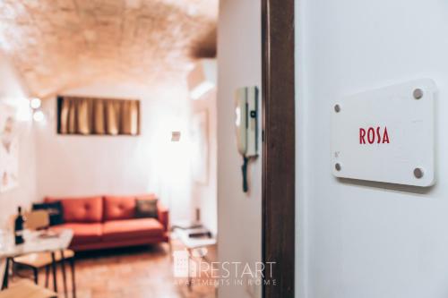 Zona de estar de Restart Accommodations Rosa