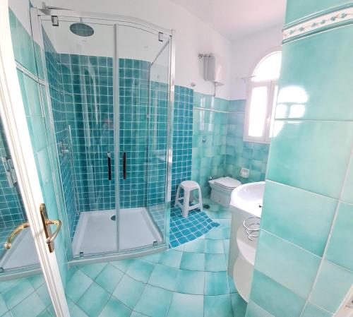 Koupelna v ubytování Casa Pietro