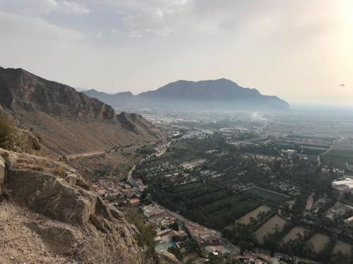 an aerial view of a valley in the mountains at Piso turístico hasta 3 dormitorios "La Gimena" in Orihuela
