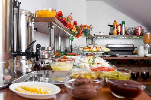 Mad på bed and breakfast-stedet eller i nærheden