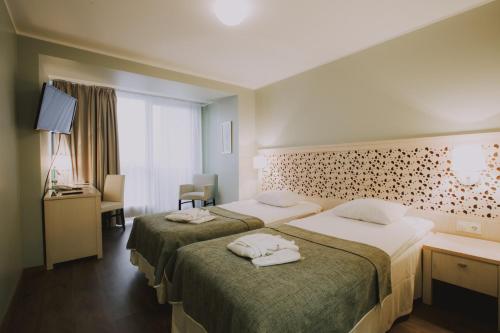 Voodi või voodid majutusasutuse Hotel Jurmala Spa toas