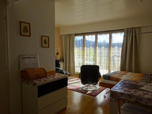 Appartamenti Villa Colibriにあるベッド