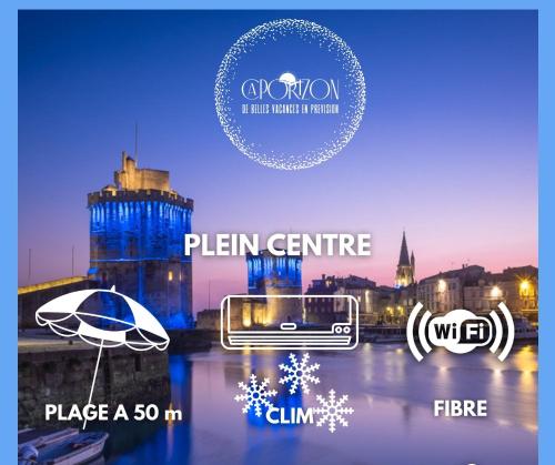 Caporizon-Le Perot-T2 au coeur du vieux port 100m plage